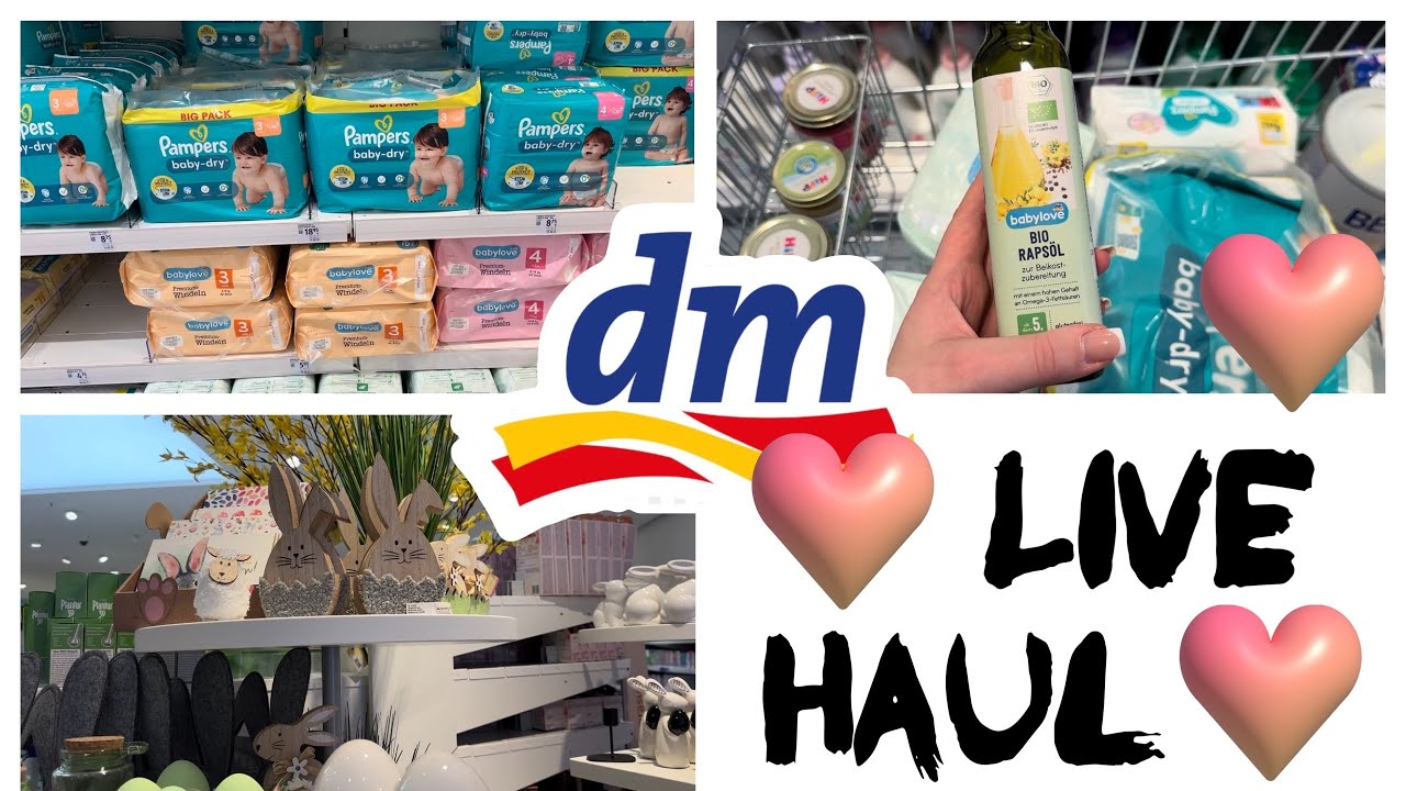 dm Live Haul 🛍 // Einkaufen für Jonas 🌸 // alinaBerry