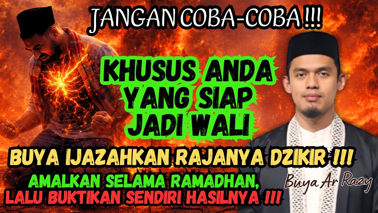 RAJA SEGALA DZIKIR‼️JANGAN LEWATKAN DZIKIR INI DI MALAM-MALAM RAMADHAN #buyaarrazyhasyim