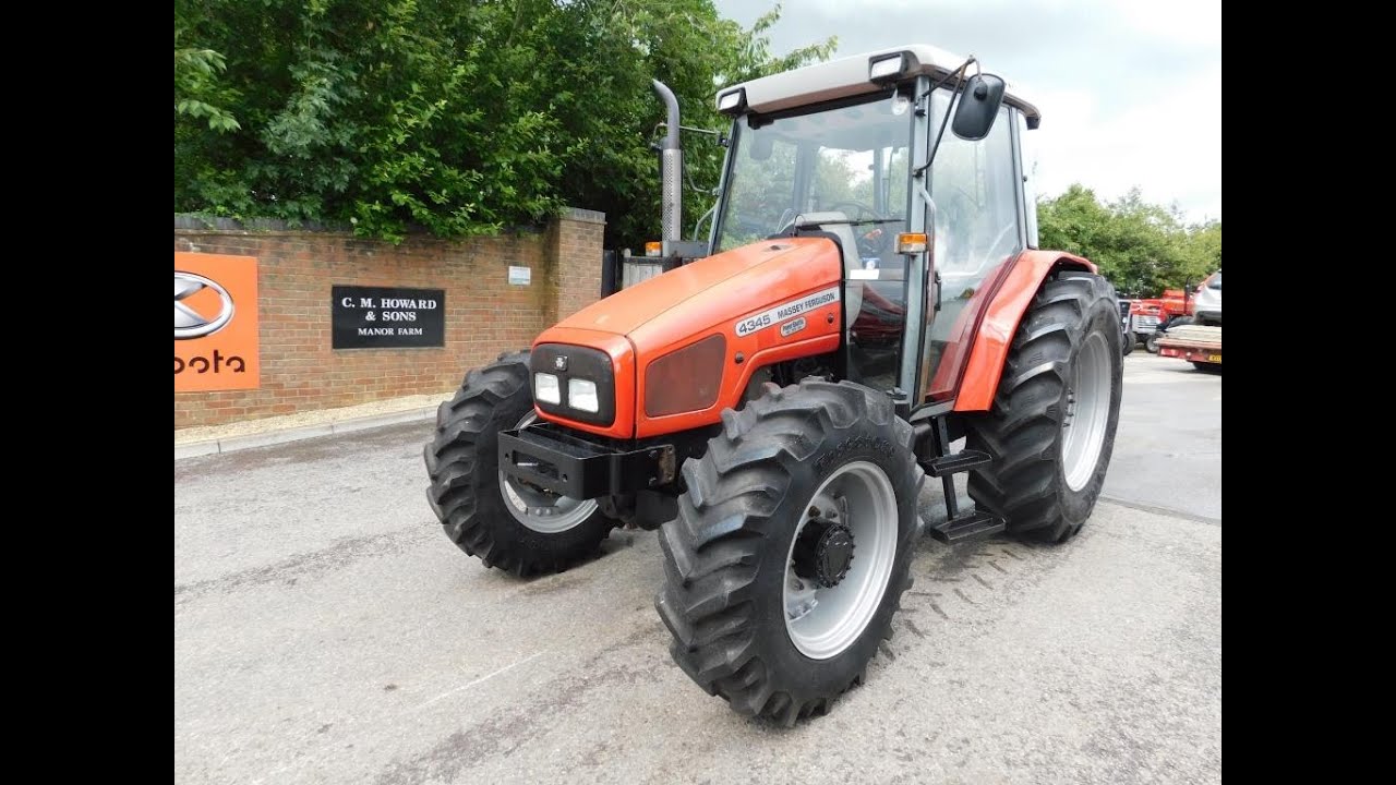 MASSEY FERGUSON 4345 HI VIZ TRACTOR WALKROUND VIDEO