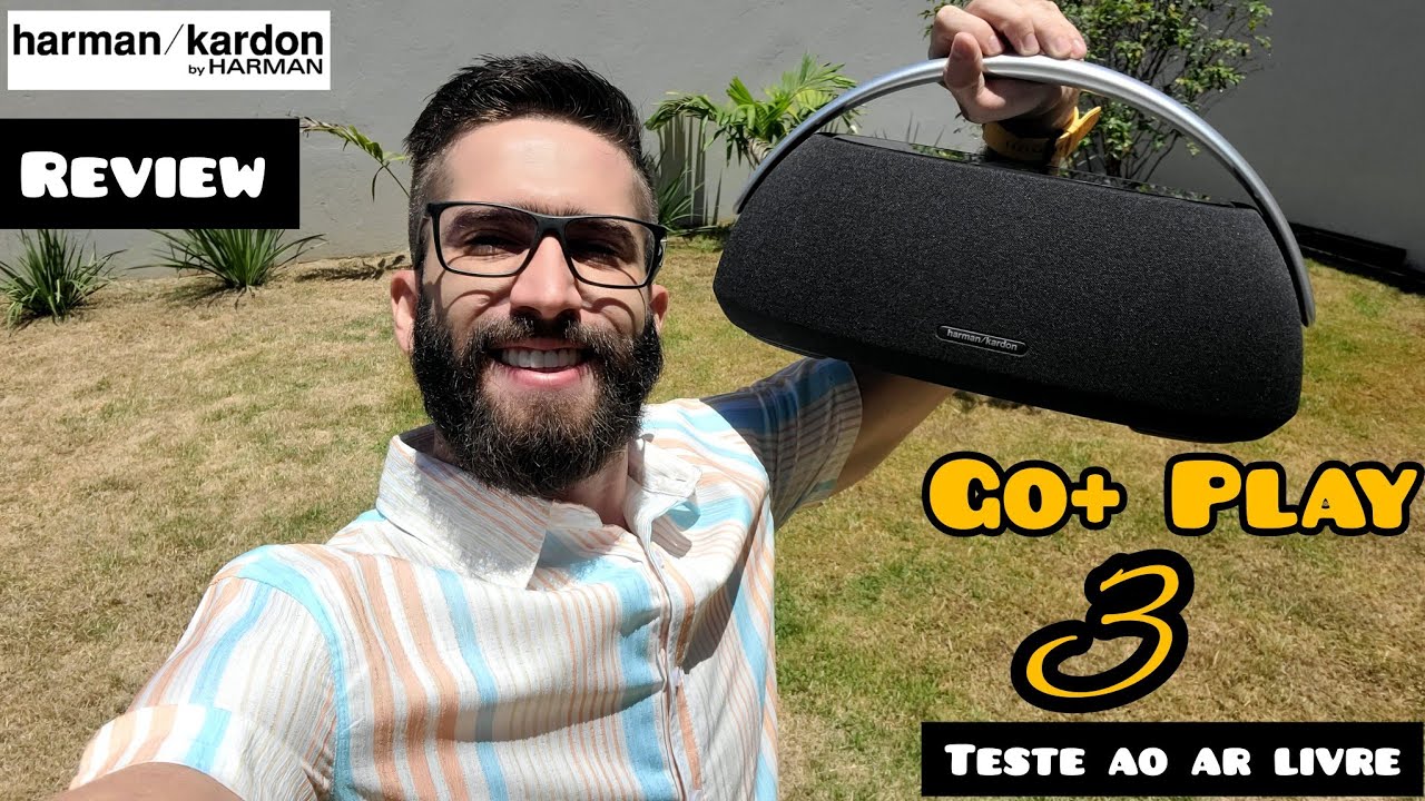 Caixa de som Harman Kardon GO+ PLAY 3: SURPREENDENDO NOVAMENTE! (Teste ao ar Livre)