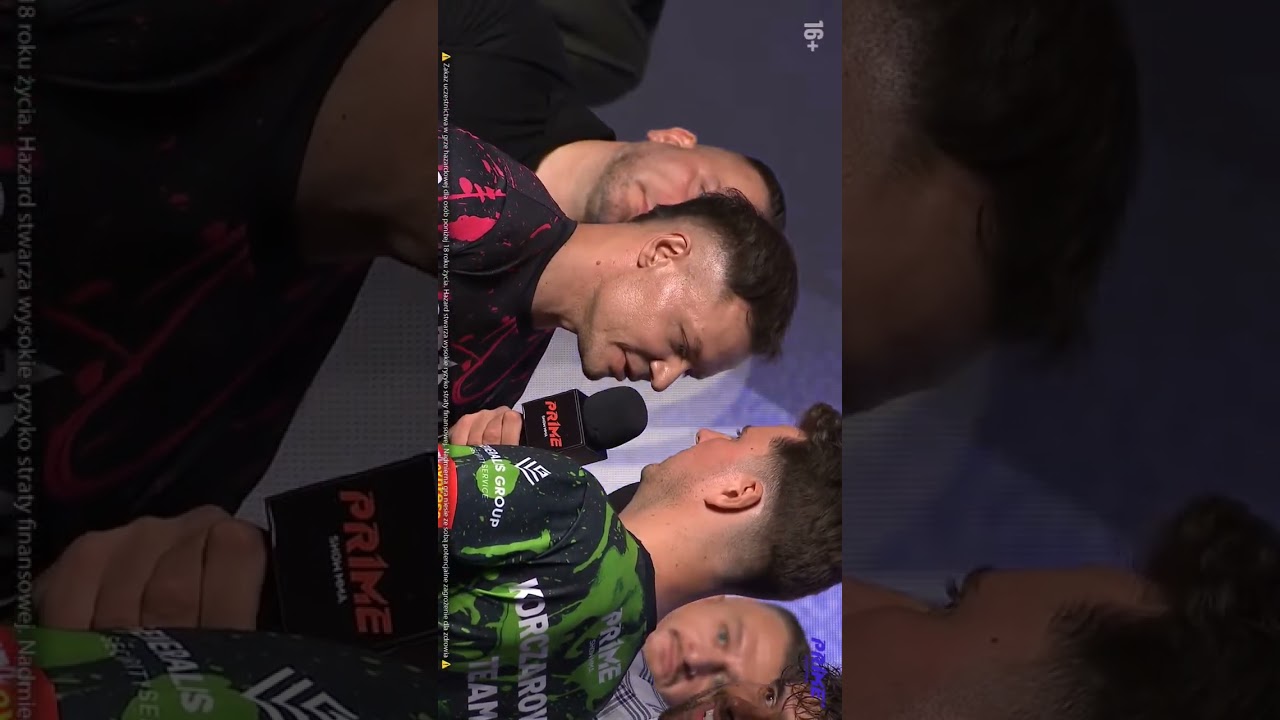 Dżaga vs Korczarowski Prime Show Mma face to face #polska #freakfight #mma #sports
