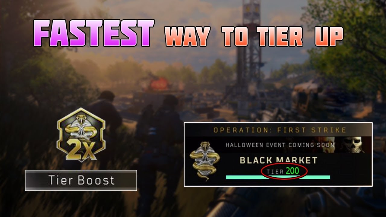 Bo4 *TIER UP FAST* GLITCH! How to Get TIER 200 FAST in Bo4! Black Ops 4 Glitches!