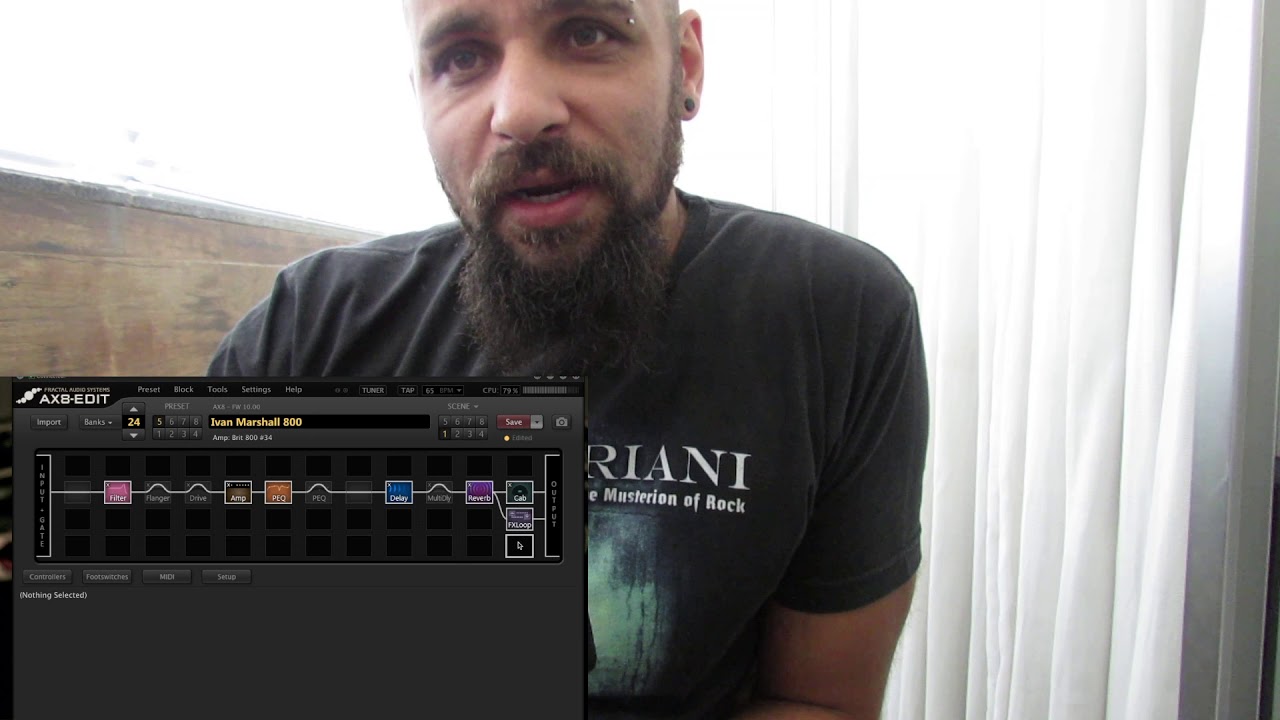 Fractal AX8 (FX LOOP) REAMP... Monitoramento de fone.