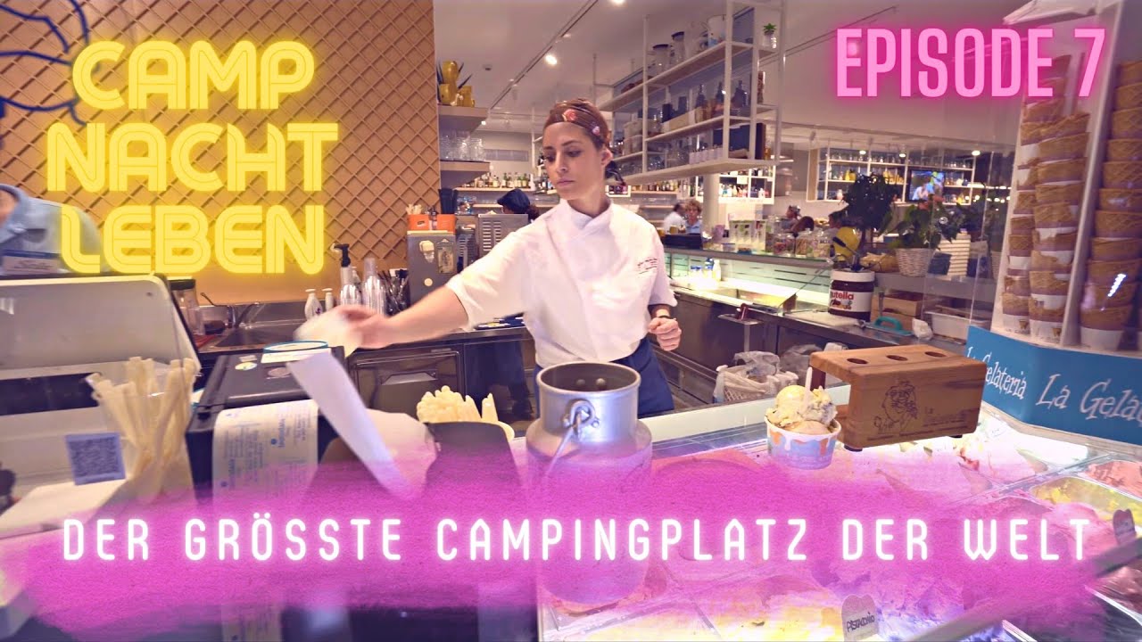 Größter Campingplatz der Welt: Marina di Venezia 2022. Eis/Waffeln/Mandeln/Seafood/Spaß/ Episode 7