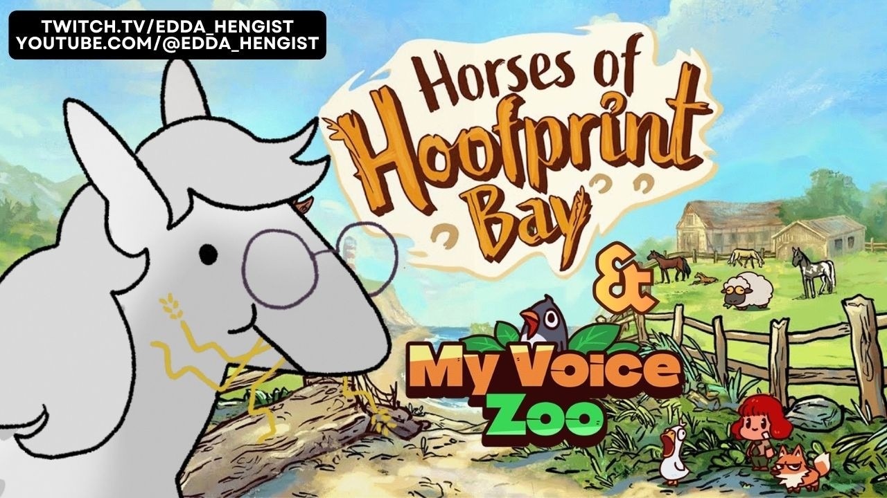 🐴Cozy Gaming w/Chat! || My Voice Zoo & Horse of Hoofprint Bay Demo