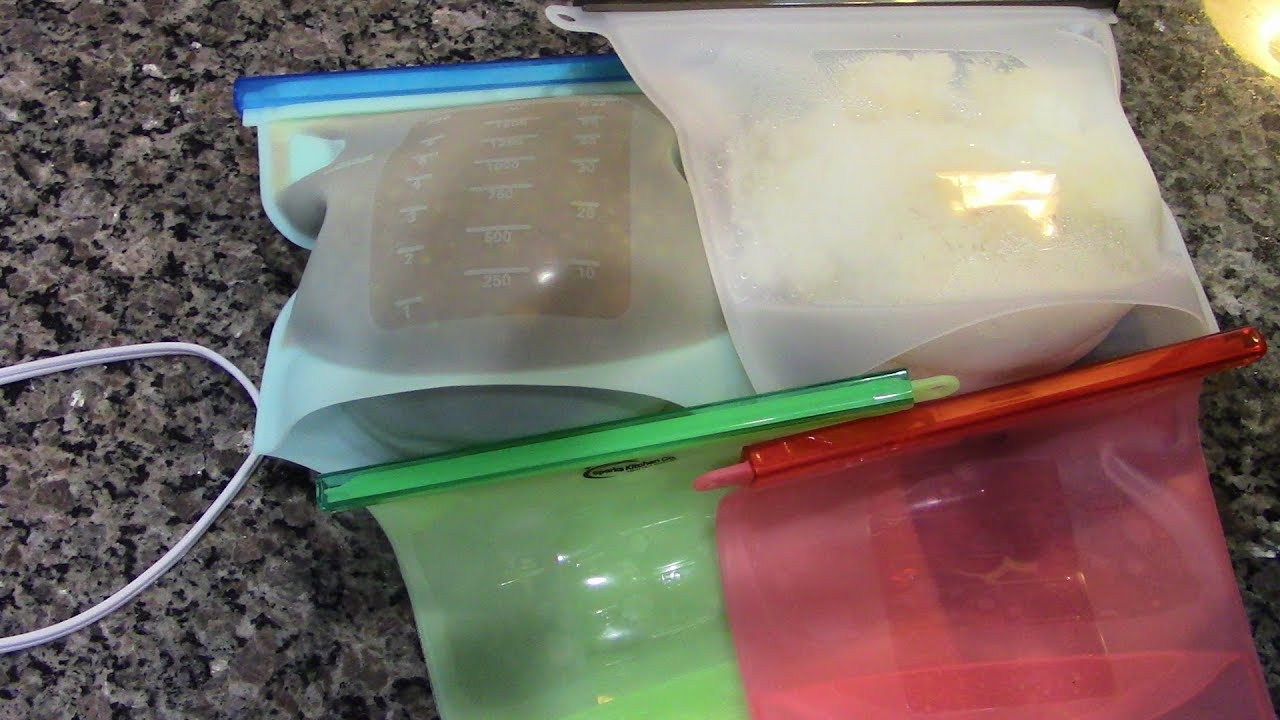 REUSABLE SILICONE FOOD BAGS, product review (You NEED These)