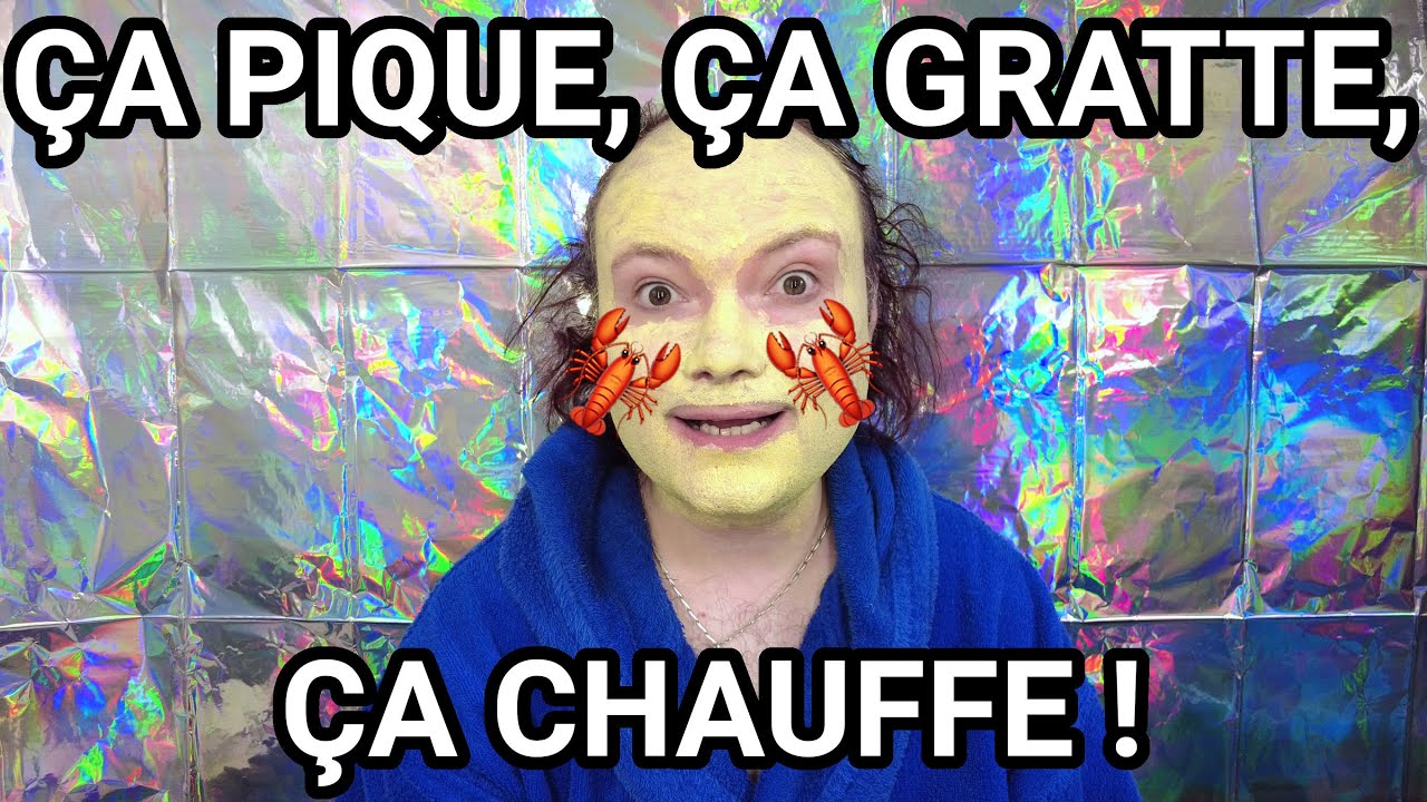 Masque visage stick action: ça ne s'est pas passé comme prévu !