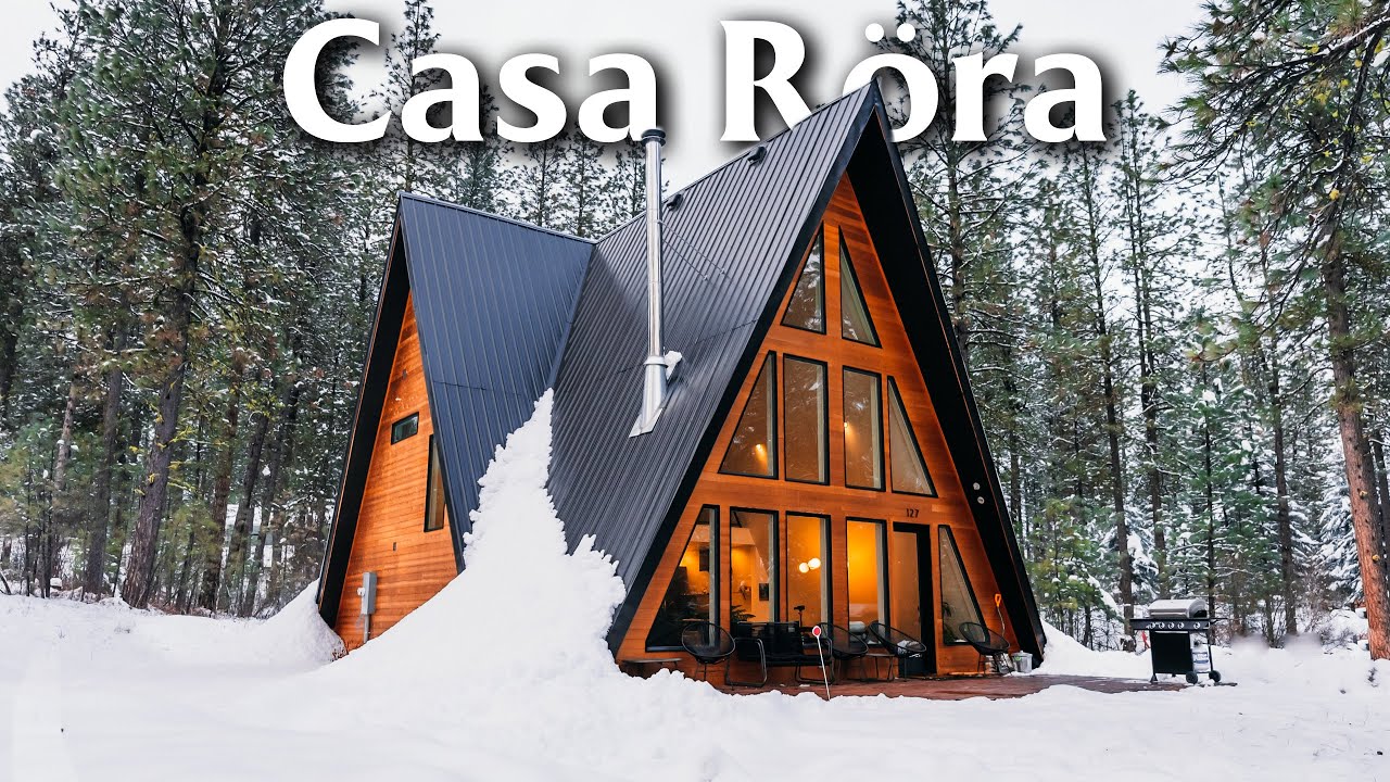 Röra Haus - ¡Recorrido por esta casa moderna en las montañas con estructura en forma de A!