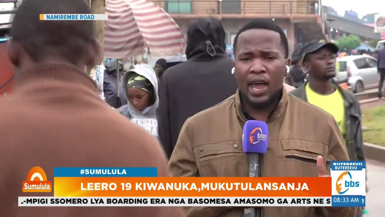 Embeera ya bunkenke mu kibuga Kampala nga KCCA etandika okusengula Abatundira ku nguudo #Sumulula