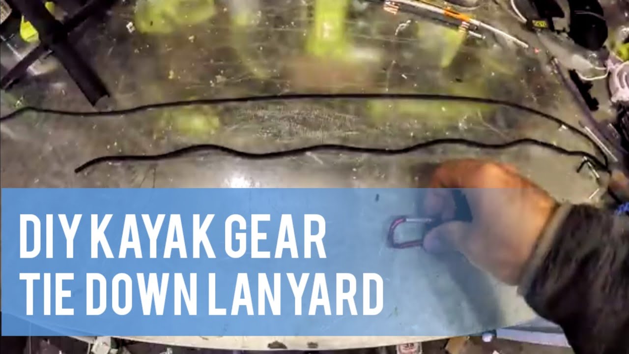 DIY Gear Lanyards for your fishing kayak. Make your own rod leash, save money!