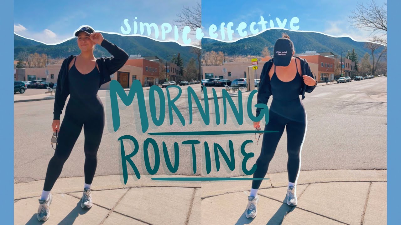 SIMPLE + EFFECTIVE MORINNG ROUTINE | I STARTED THERAPY