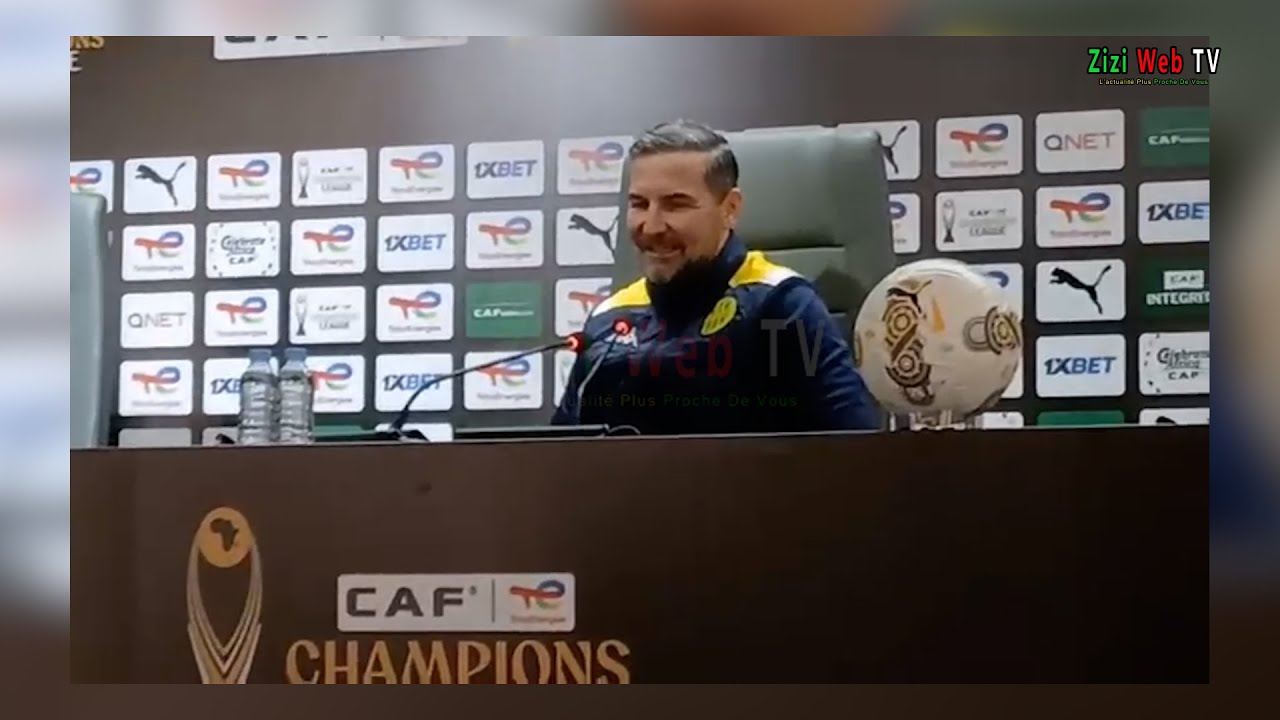 JSK &ndash; Conf&eacute;rence Du Coach Des Canaris Avant Match Avec AS FAR Du Maroc &hellip;