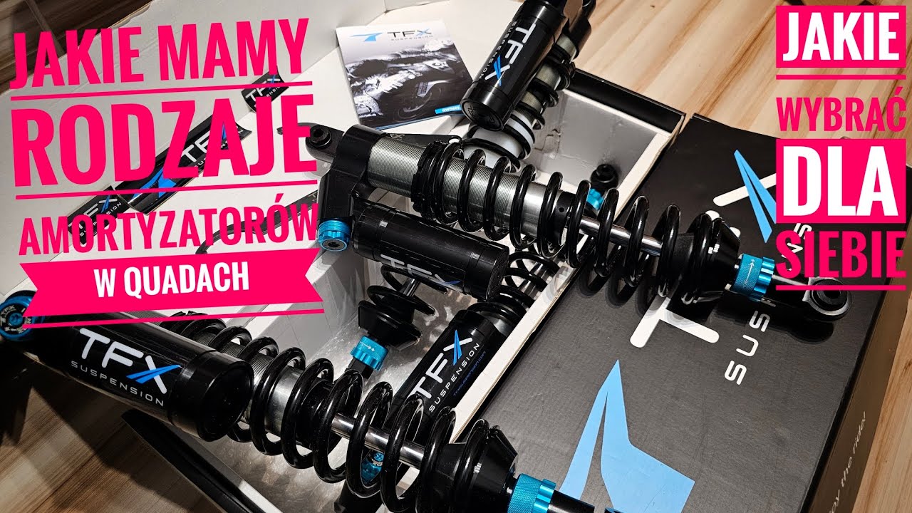 Jakie amortyzatory będę dobre dla was. Unbox amortyzatory TFX do Cfmoto Cforce 1000 Gen3