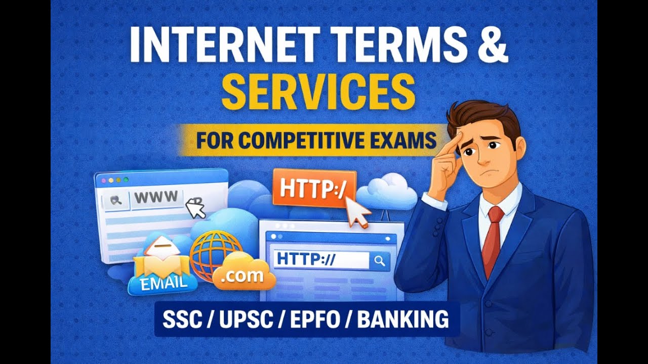 **INTERNET TERMS & SERVICES | Complete Guide for Competitive Exams**