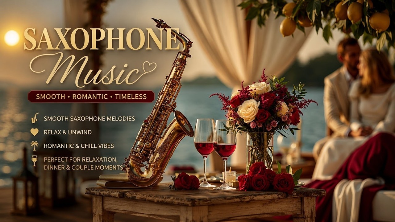 Romantic Saxophone Music | Smooth Jazz Sax for a Perfect Candlelight Dinner at the Sunset