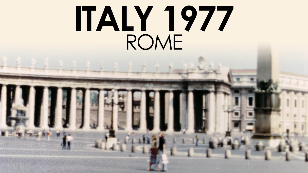 Archive Footage of Rome | Italy 1970s Super 8 home movie film