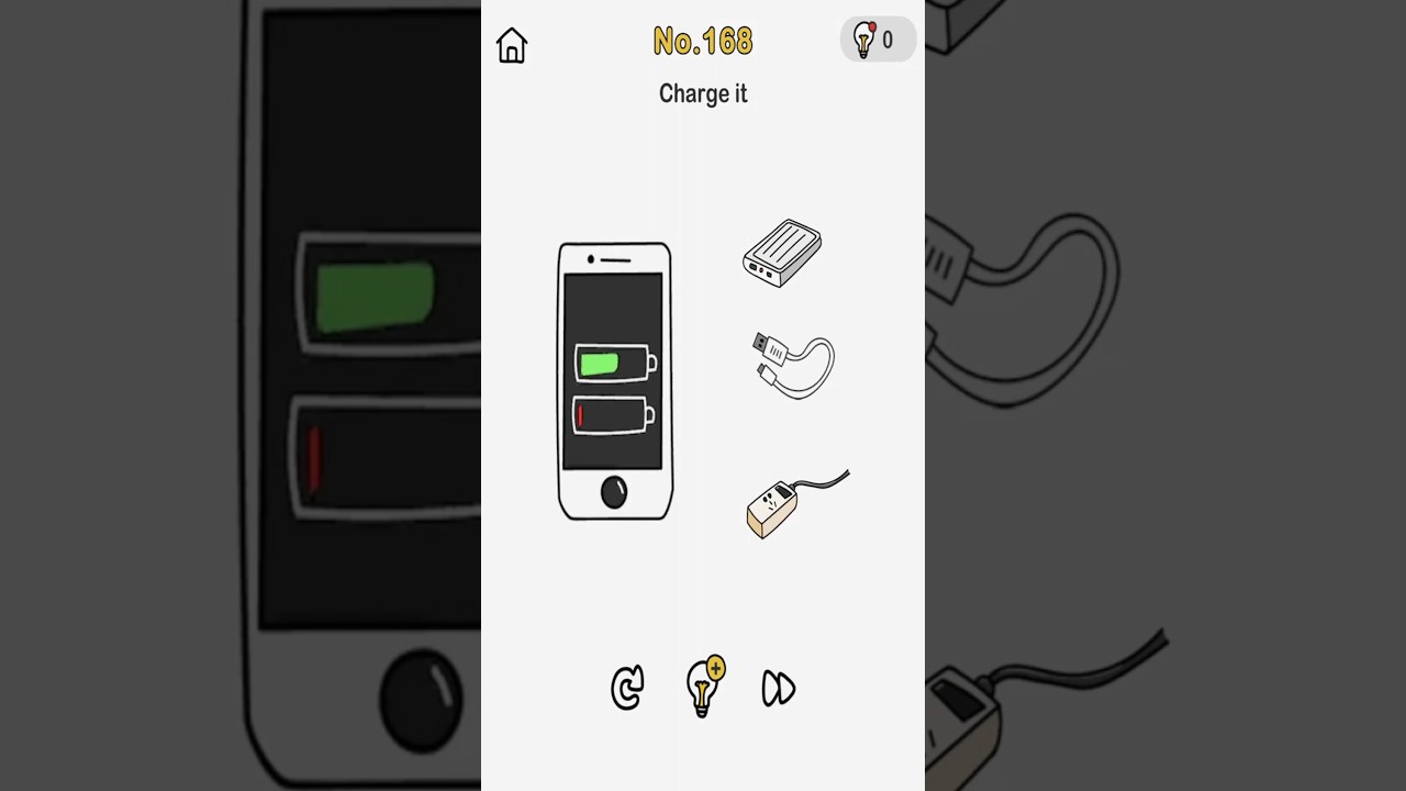 Brain Out Level 168 Charge it