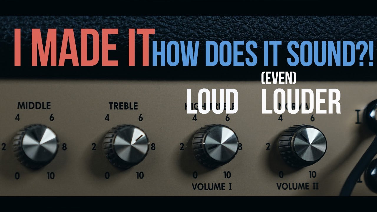 I Made A Guitar Amp! How does it sound?! JTM45
