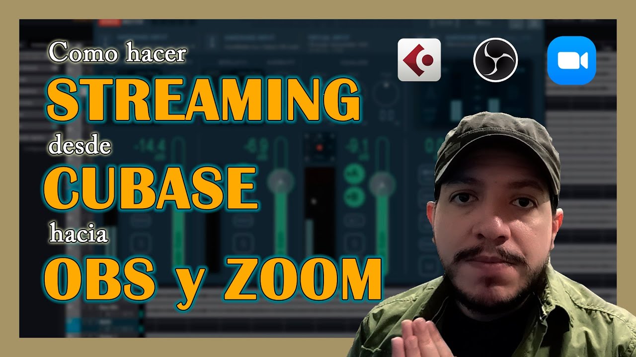 2 formas de TRASMITIR desde CUBASE (o cualquier DAW) a OBS y ZOOM ✔