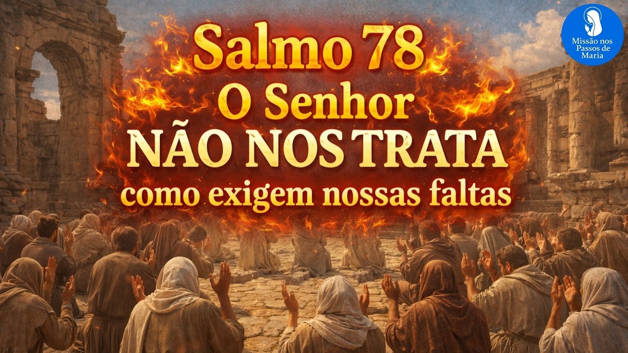 Salmo 78 - O Senhor não nos trata como exigem nossas faltas | 2ª Semana Quaresma | Segunda (02/03)