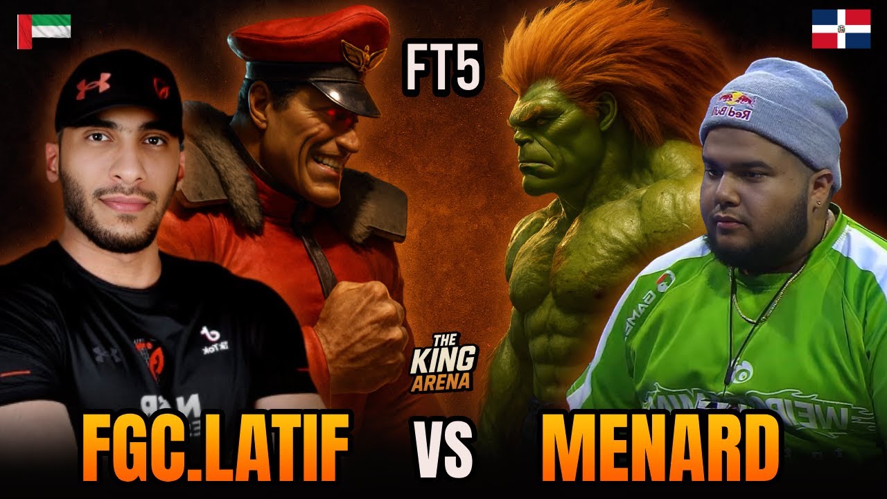 🔥 FT5 ▰ LATIF (M.bison) vs MENARD (Blanka) ▰ Street Fighter 6 | High-Level Set 🔥