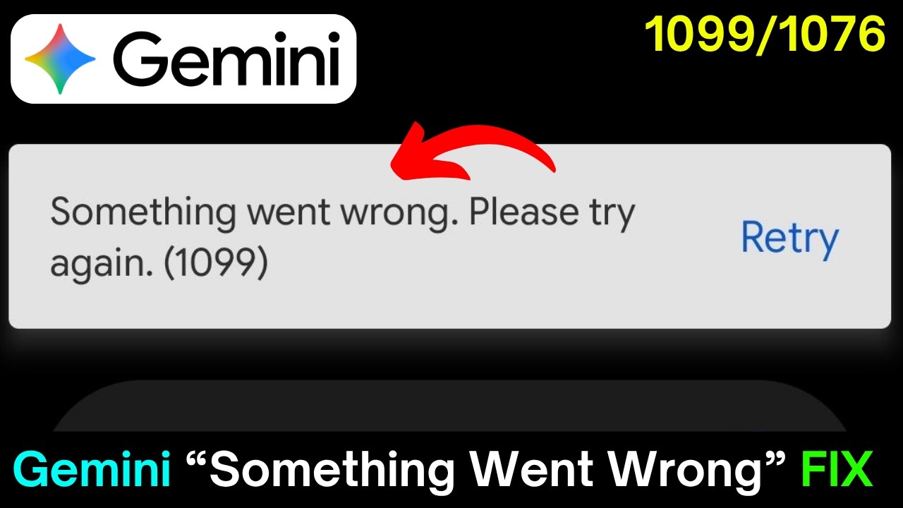 Gemini AI Not Working Fix (2026) | Gemini Error Solution | AI Chat Problem Solved
