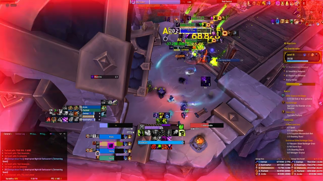 The Warwithin S1 +10 Dawnbreaker | Destruction Diablost Warlock!
