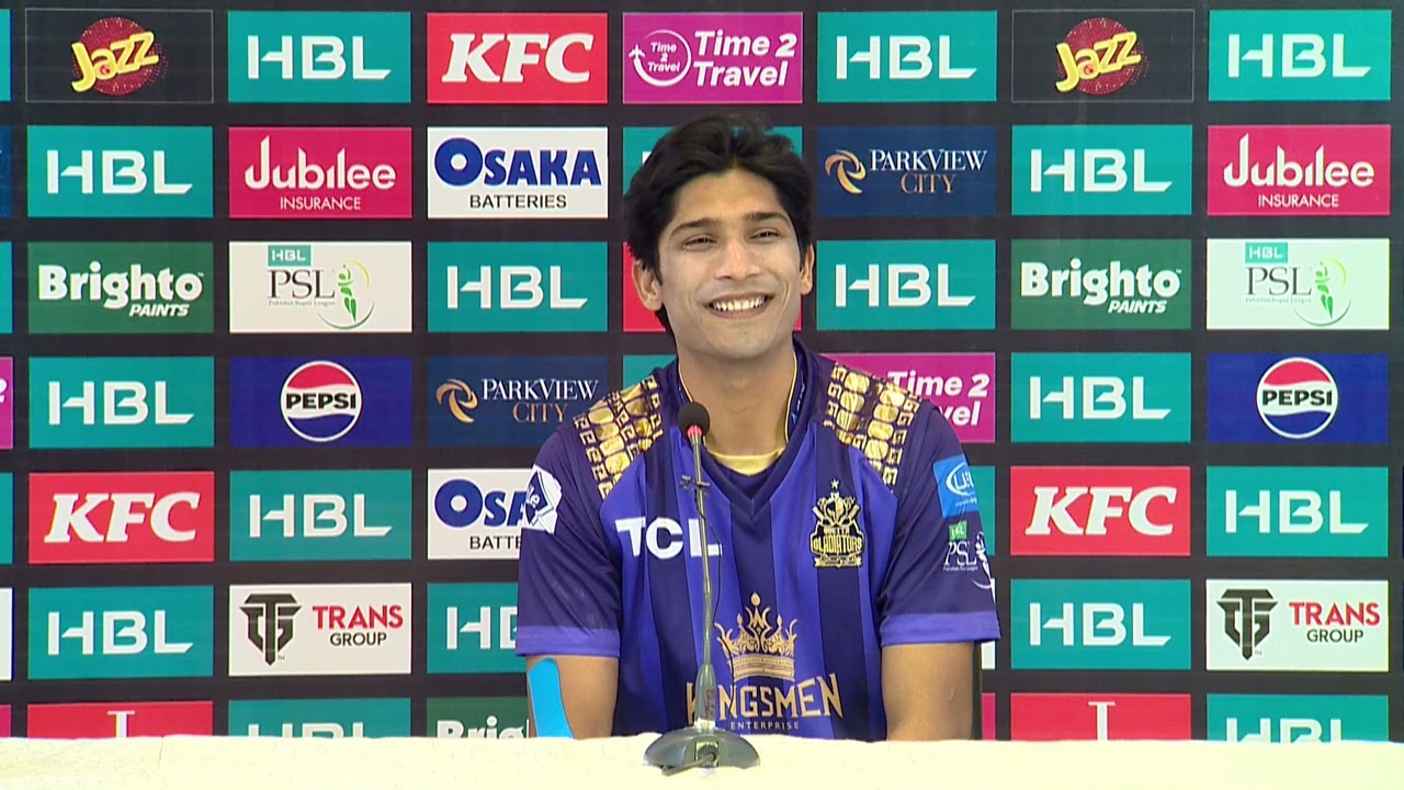 Muhammad Hasnain Press Conference | Quetta Gladiators vs Karachi Kings | Match 22 | HBL PSL 9