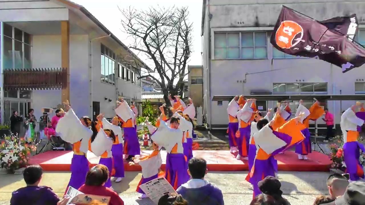 よさこい連 調 うたづの町家とおひなさん(丸亀ごんな連様といっしょ)