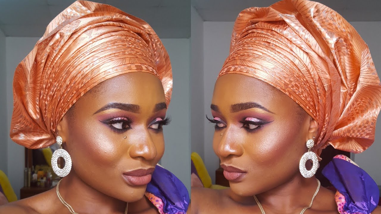 HOW TO TIE LONG GELE (SEGO) AND COVER THE BACK