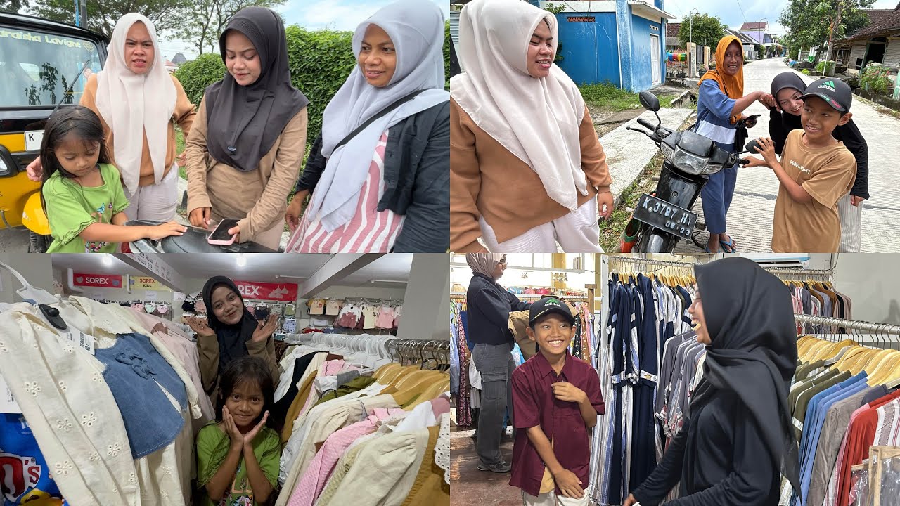 ALHAMDULILLAH BAR GAJIAN MENDRES & REVI BELIKAN ADEKNYA BAJU BARU UNTUK LEBARAN ! 🥰🤗🥳✨