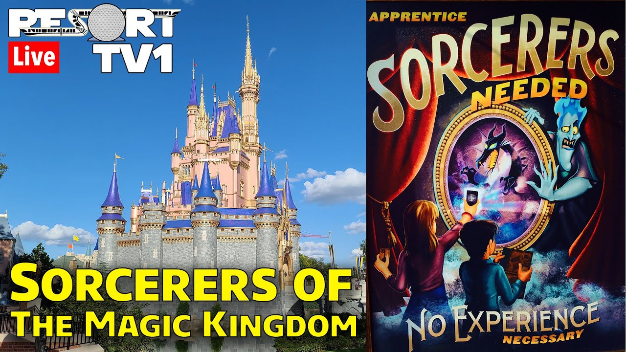 🔴Live: Playing Sorcerers of the Magic Kingdom Before it Ends!  Walt Disney World