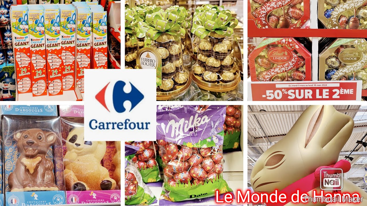 CARREFOUR FRANCE 12-03 PÂQUES CHOCOLAT 🐇