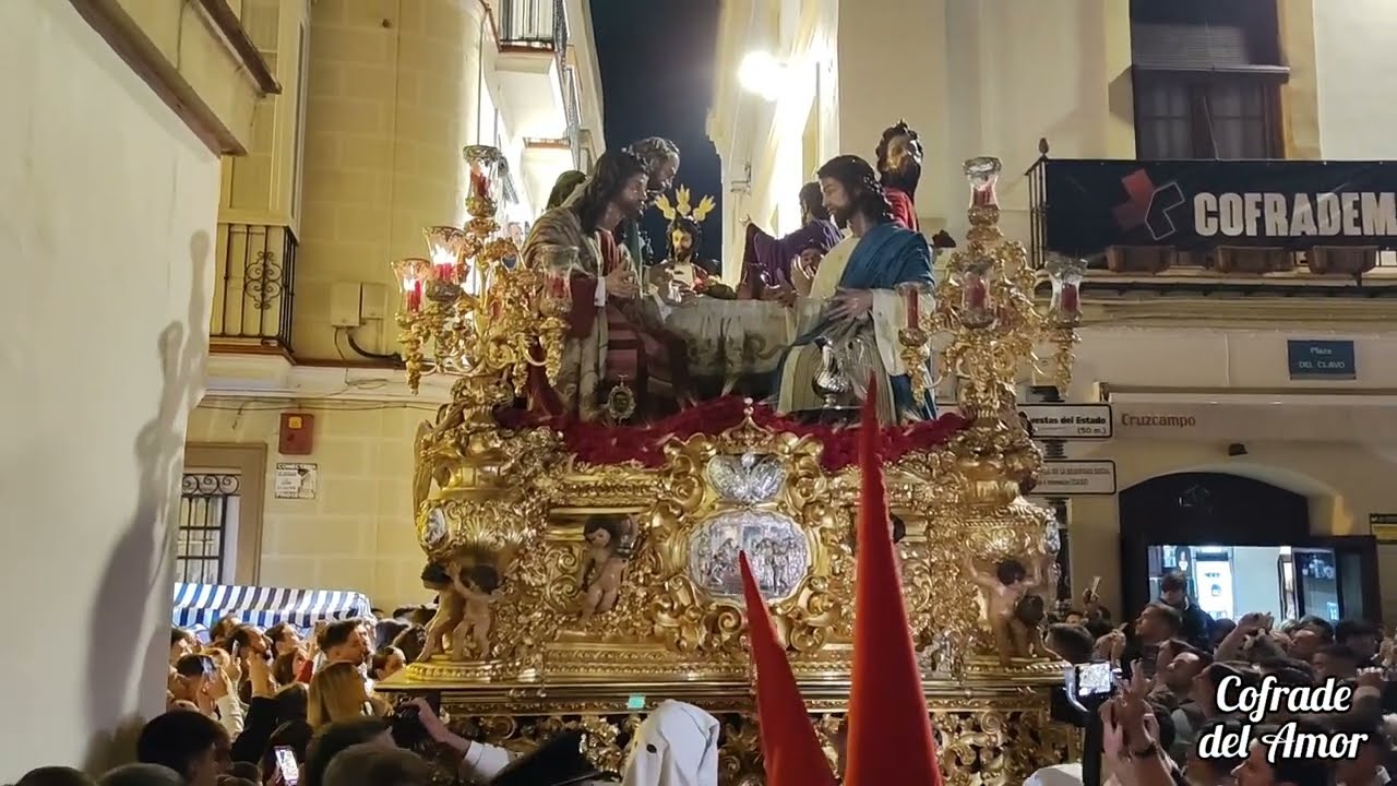 Sagrada Cena, calle Tornería, Lunes Santo Jerez 2023