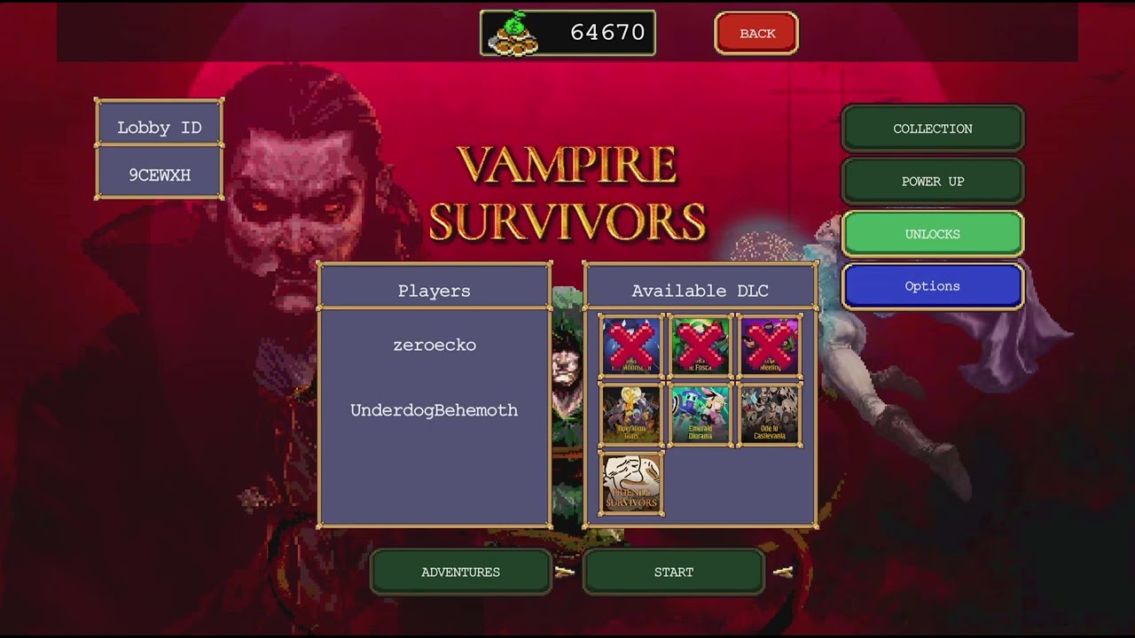 Vampire Survivors Co-op Ps5 Pro!!