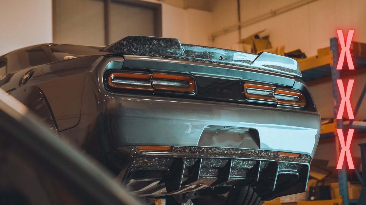 Triple X Pipe, Forged Carbon and New Color for my Dodge Challenger Hellcat