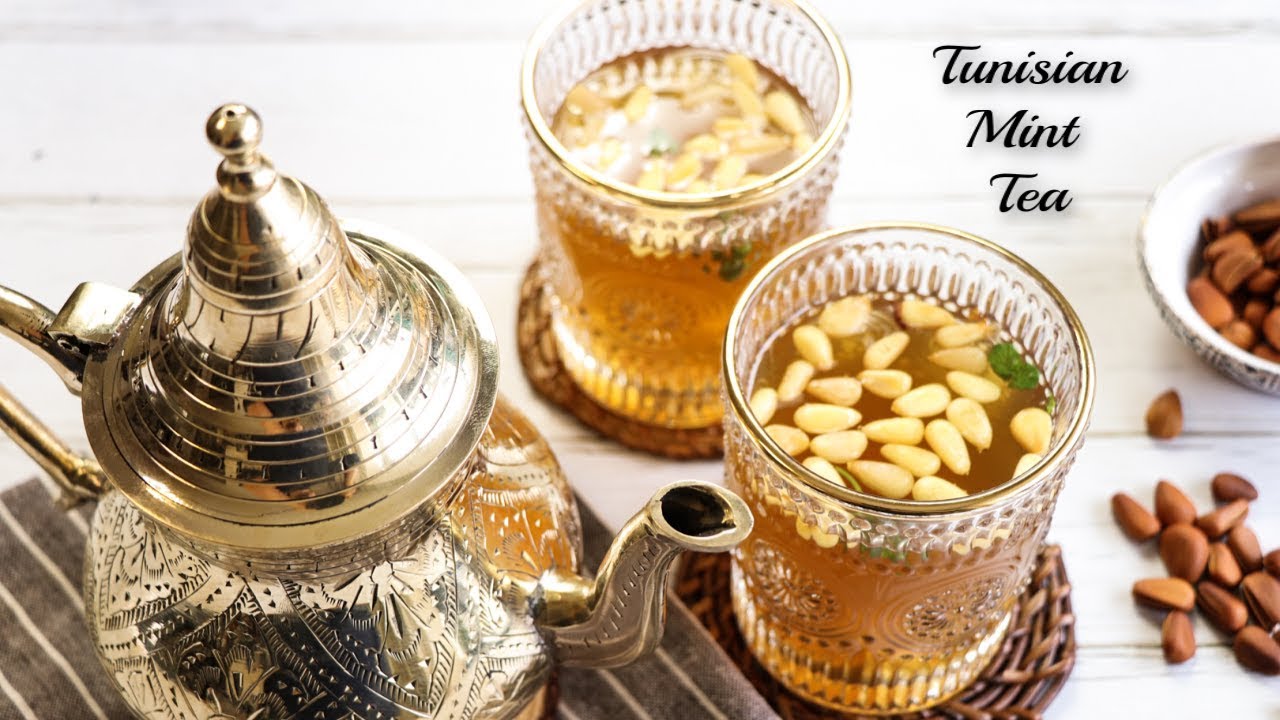 Tunisian Mint Tea with Pine Nuts