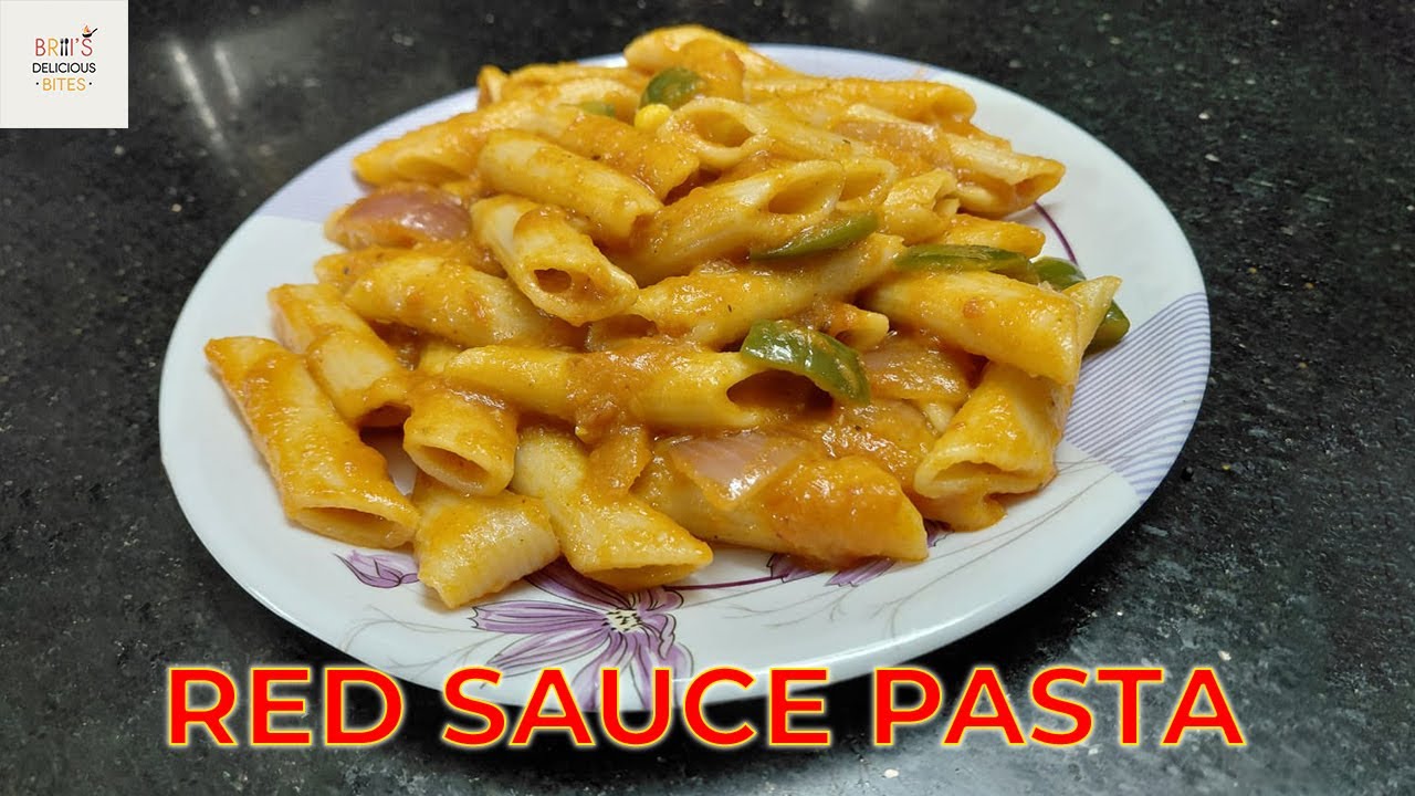 Red Sauce  Pasta Recipe l रेड सॉस पास्ता रेसिपी 😋