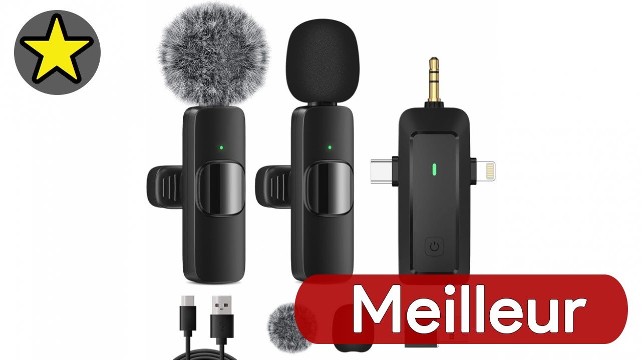 🏆 TOP 3 MEILLEUR MICRO CRAVATE SANS FIL POUR ANDROID 2025 🎤