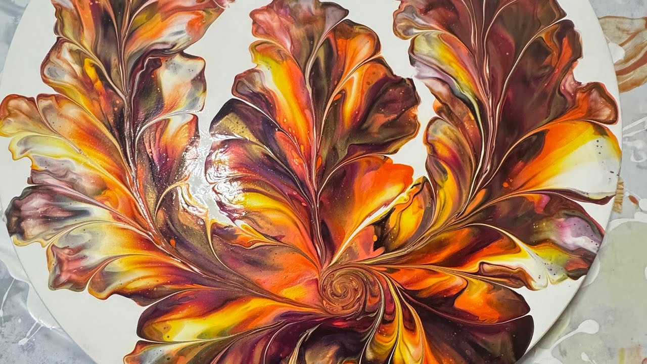 70- Did I capture Rinske's colors in this Dutch pour