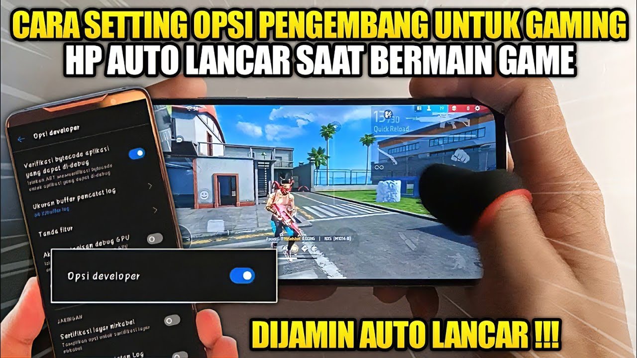 TONTON❗CARA MENGATASI LAG PATAH PATAH FREE FIRE 2024 - Cara Setting Opsi Pengembang Untuk Gaming 🔥