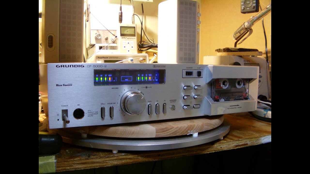 Grundig CF5000-2 Cassettedeck Repair Restoration part 1 of 1