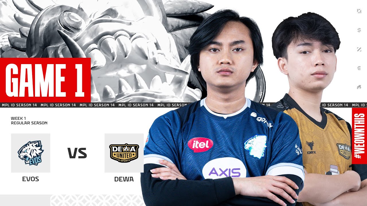 EVOS GLORY vs DEWA UNITED ESPORTS | Regular Season Week 1 Day 1 | Game 1 | #MPLIDS14