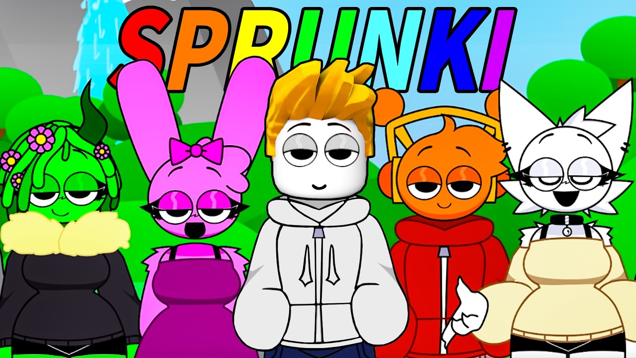 SPRUNKI長大變成人類了！【incredibox sprunki】