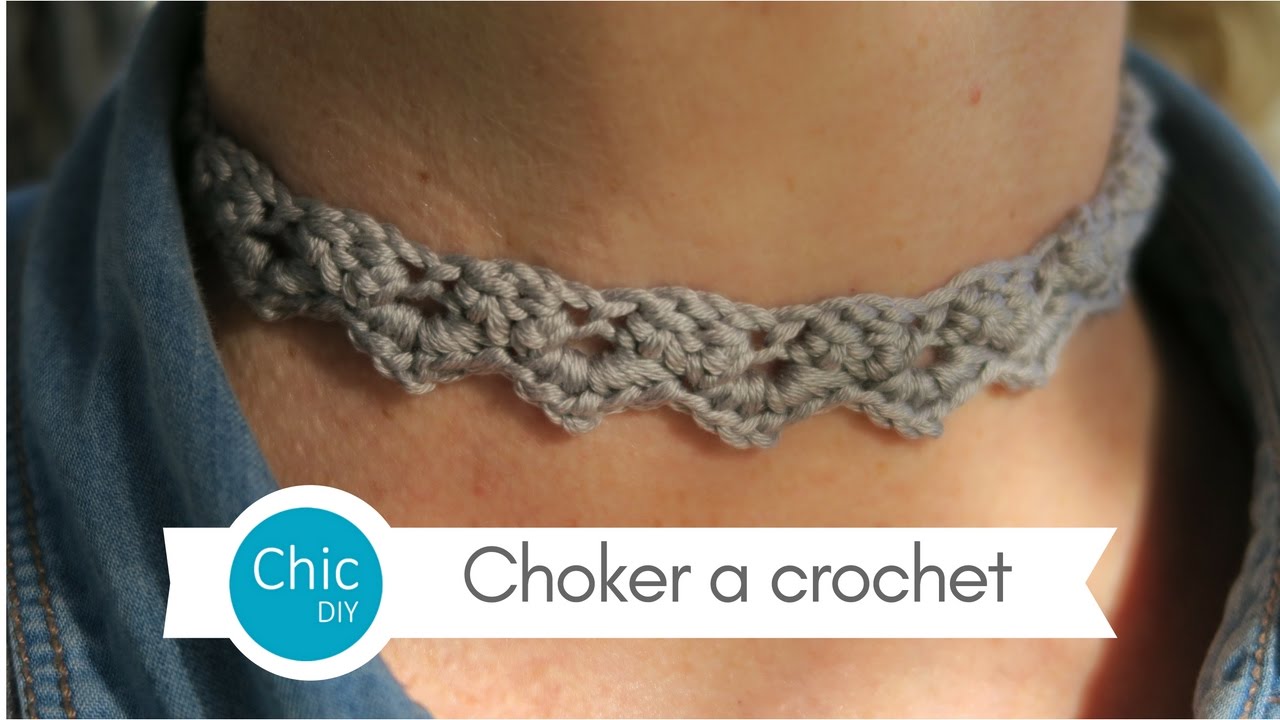 CHOKER A CROCHET | GARGANTILLA | CHIC DIY