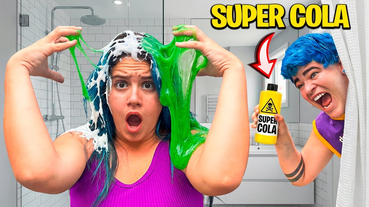 COLOQUEI COLA NO SHAMPOO DA KEDMA *Ela não acreditou…