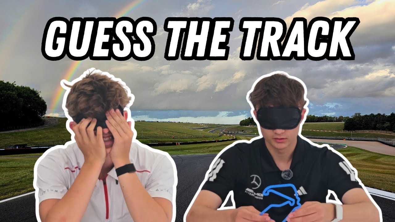 British F4 Drivers Get Blindfolded! | Guess The Track Challenge