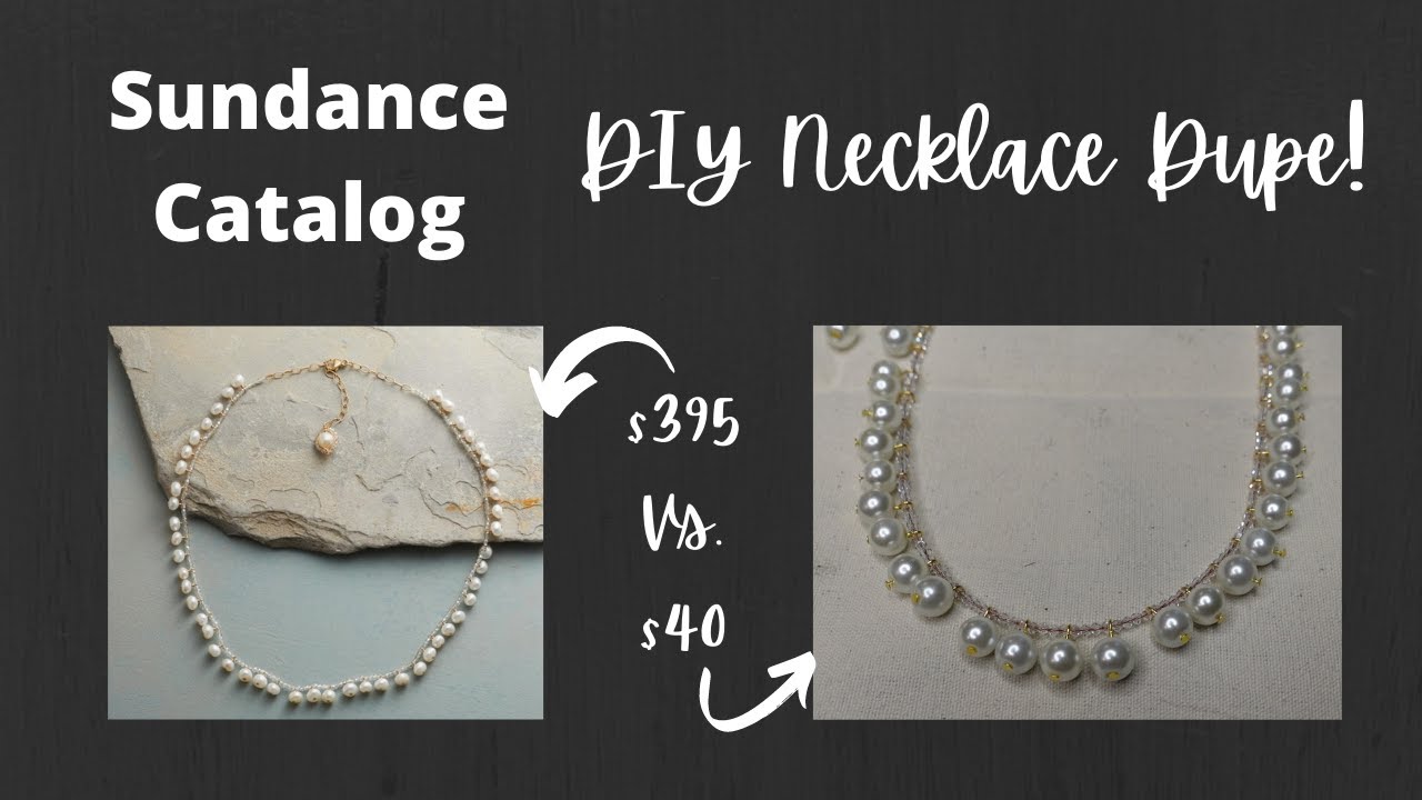 NEW! Sundance Glitter and Glow Dupe Necklace DIY!