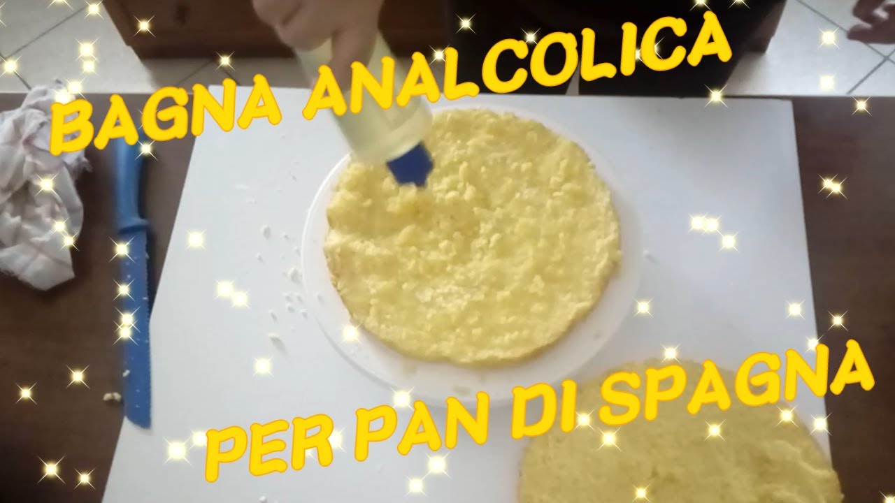 Bagna analcolica per pan di spagna
