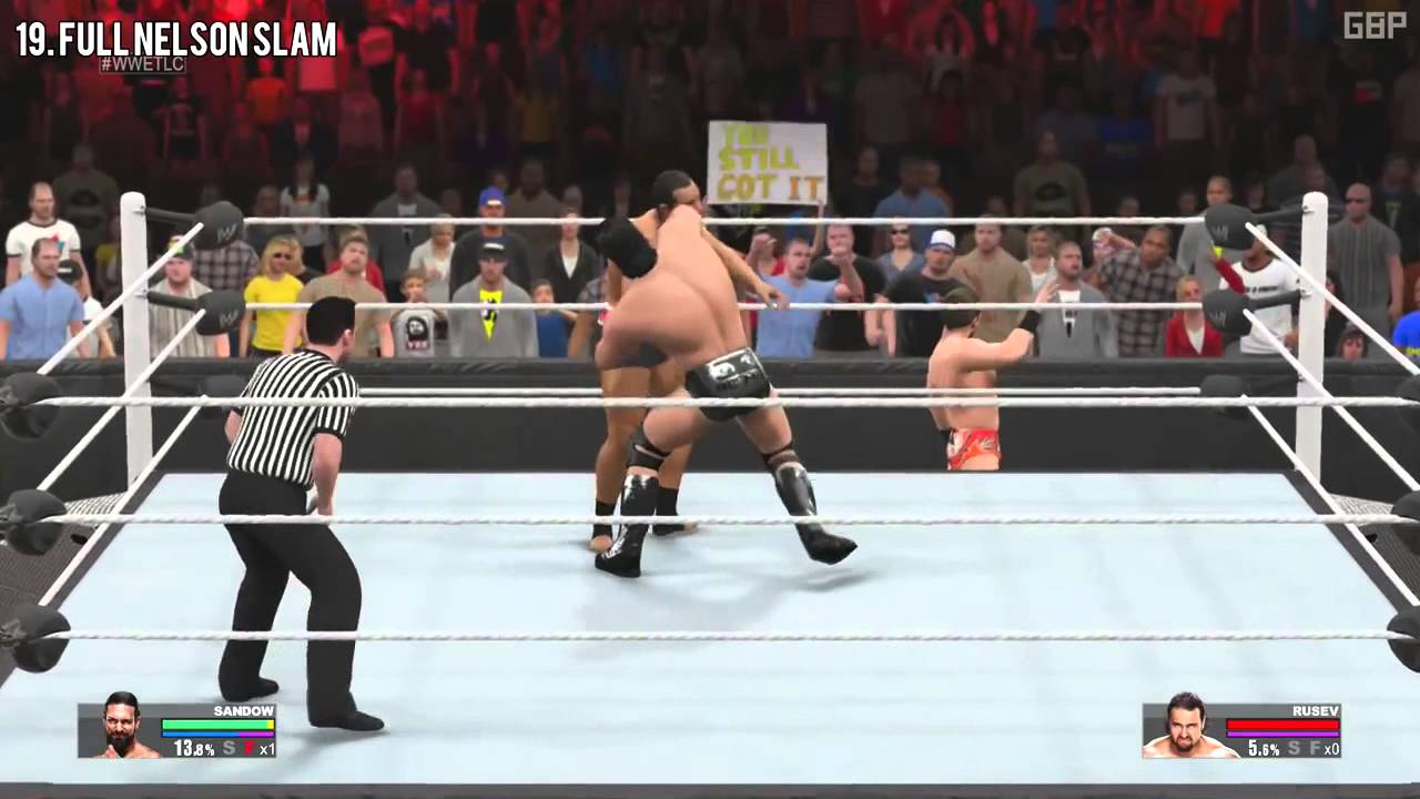 WWE 2K15   50 Finishers to Rusev
